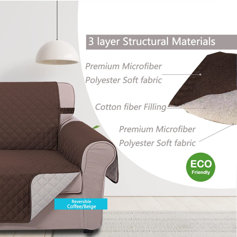 Eider & Ivory™ TCushion Sofa Slipcover Wayfair